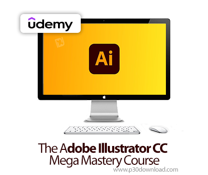 دانلود The Adobe Illustrator CC Mega Mastery Course - آموزش ادوبی ایلاستریتور سی‌سی