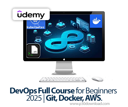 دانلود DevOps Full Course for Beginners 2025 | Git, Docker, AWS. - آموزش کامل دواپس