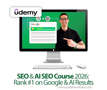 دانلود SEO & AI SEO Course 2026: Rank #1 on Google & AI Results - آموزش سئو و سئو هوش مصنوعی
