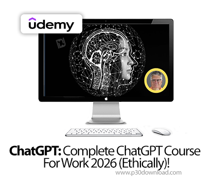 دانلود ChatGPT: Complete ChatGPT Course For Work 2026 (Ethically) - آموزش چت جی‌پی‌تی