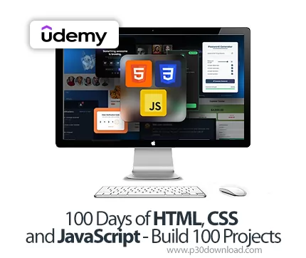 100 Days of HTML, CSS and JavaScript Build 100 Projects آموزش اچتیام...