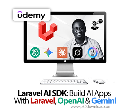 دانلود Laravel AI SDK: Build AI Apps With Laravel, OpenAI & Gemini - آموزش لاراول، اوپن ای‌آی و جمین