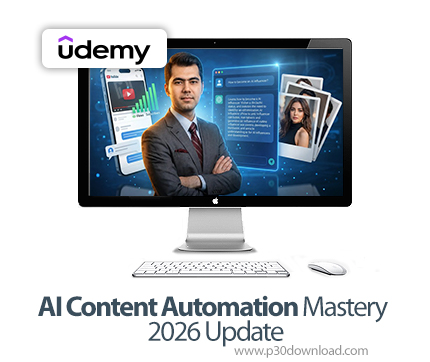 دانلود AI Content Automation Mastery 2026 Update - آموزش اتوماسیون محتوای هوش مصنوعی