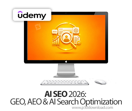 دانلود AI SEO 2026: GEO, AEO & AI Search Optimization - آموزش سئوی هوش مصنوعی