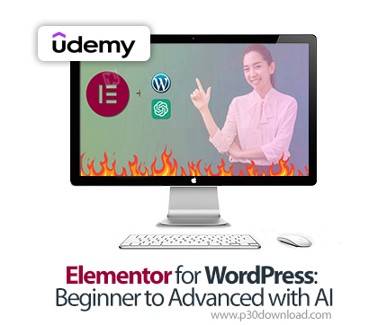 دانلود Elementor for WordPress: Beginner to Advanced with AI - آموزش المنتور 