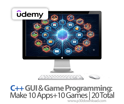 دانلود C++ GUI & Game Programming: Make 10 Apps+10 Games | 20 Total - آموزش سی‌پلاس‌پلاس