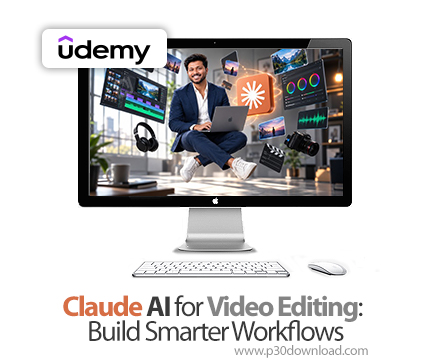 دانلود Claude AI for Video Editing: Build Smarter Workflows - آموزش  کلود ای‌آی