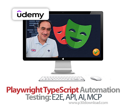 دانلود Playwright TypeScript Automation Testing: E2E, API, AI, MCP - آموزش پلی‌رایت تایپ‌اسکریپت