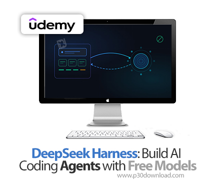 دانلود DeepSeek Harness: Build AI Coding Agents with Free Models - آموزش دیپ‌سیک هارنس