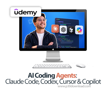 دانلود AI Coding Agents: Claude Code, Codex, Cursor & Copilot - آموزش عامل‌های هوش مصنوعی