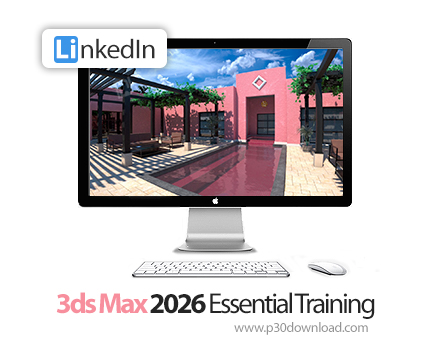 دانلود 3ds Max 2026 Essential Training - آموزش تری‌دی‌اس مکس
