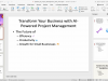 Microsoft PowerPoint Presentation with ChatGPT and Gamma AI Screenshot 5