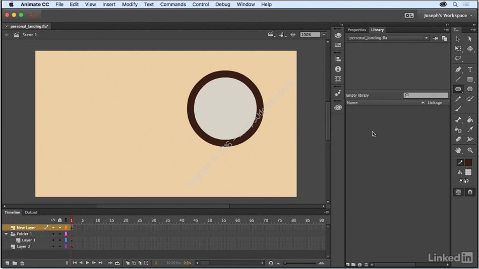 دانلود Lynda Learn Adobe Animate CC Tutorial Series - آموزش ادوبی انیم