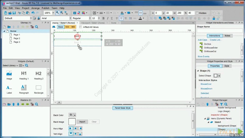 learning axure rp interactive prototypes