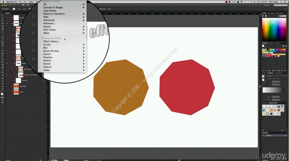 udemy illustrator cc 2018 masterclass download