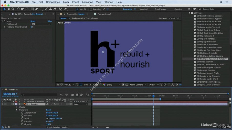 after effects cc 2019 essential training the basics free download