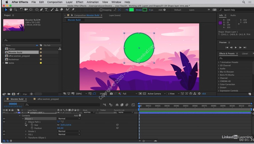 lynda after effects tutorials download