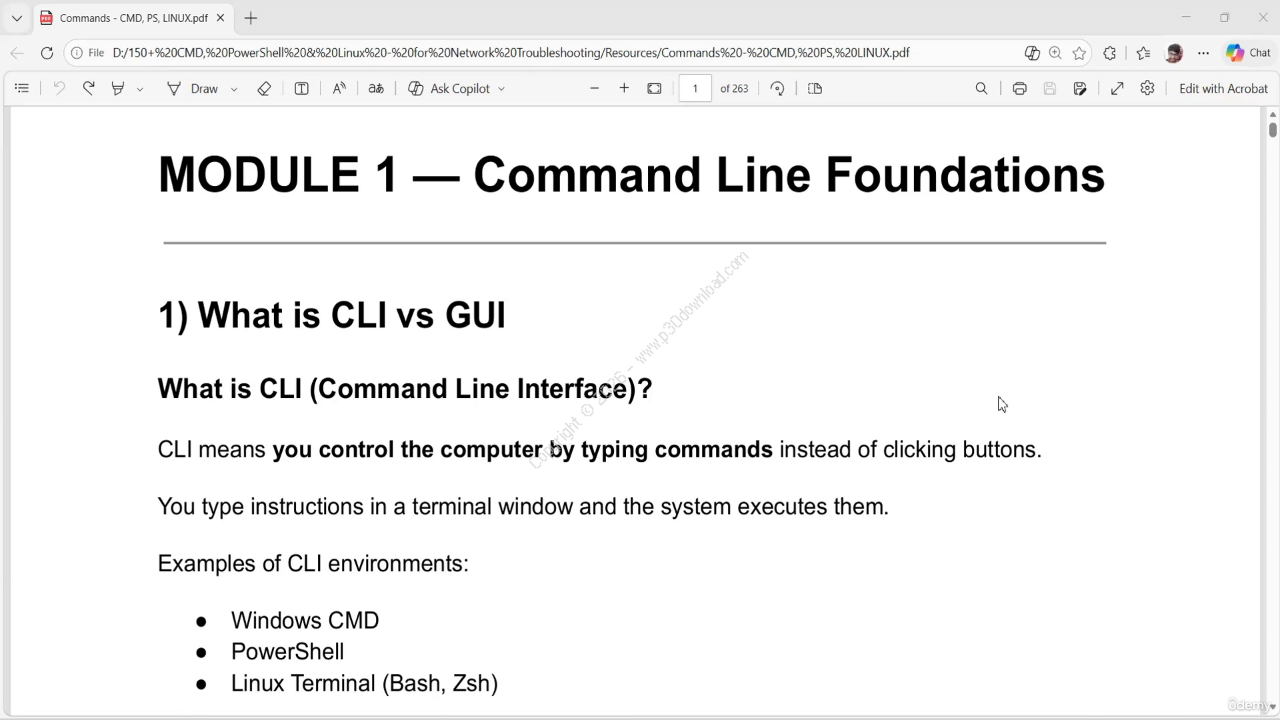 دانلود 150+ CMD, PowerShell & Linux for Network Troubleshooting آموزش ...
