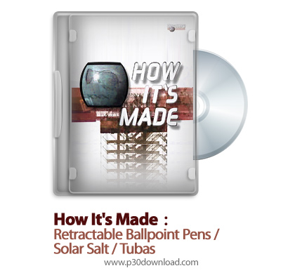 دانلود How It's Made: Retractable Ballpoint Pens/Solar Salt/Tubas S14E13 - طرز ساخت فویل های آلومینی