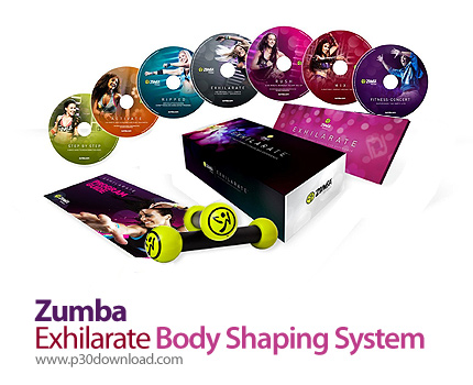 دانلود Zumba Exhilarate Body Shaping System DVD Set - مجموعه آموزشی تناسب اندام با زومبا