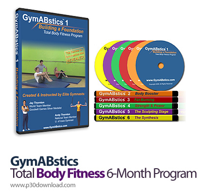 دانلود GymABstics Total Body Fitness 6-Month Program - آموزش تناسب اندام با انجام تمرینات ژیمیناستیک