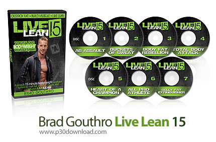 دانلود Brad Gouthro Live Lean 15 - آموزش بدنسازی در خانه