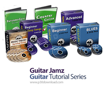 دانلود Guitar Tutorial Series From Guitar Jamz - دوره های آموزش گیتار از سطح مبتدی تا پیشرفته